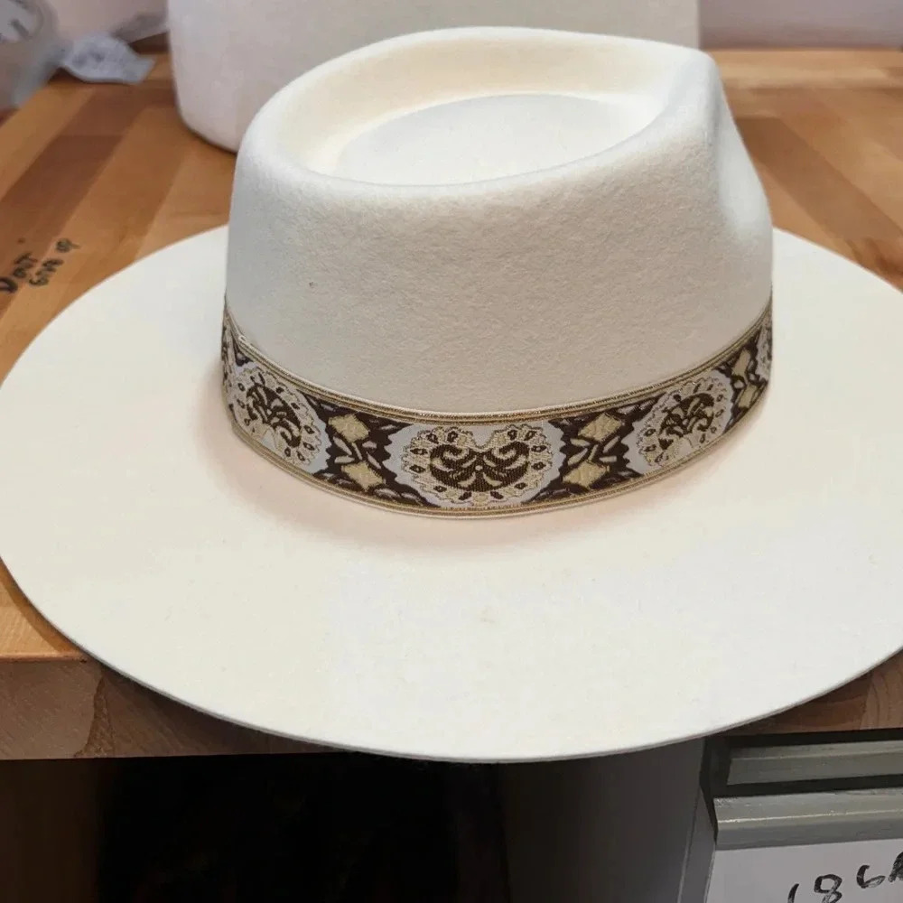 Lack Of Color The Beverly White With Brown Lace L… - image 5